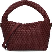Hvisk Twist Braided Soft Structure Handtassen Dames - Bordeaux - Maat ONESIZE