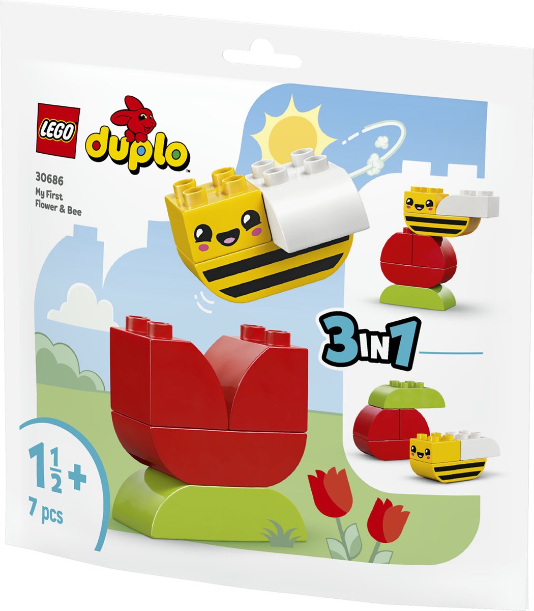 LEGO DUPLO - Mijn eerste bloem en bij Constructiespeelgoed thumbnail 3