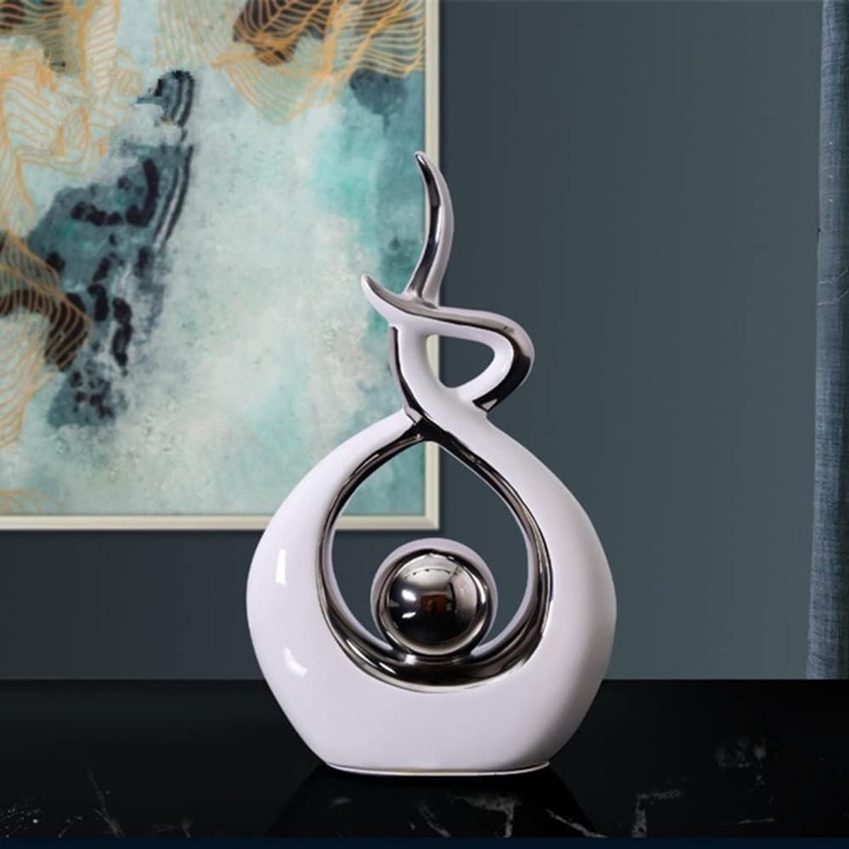 Decoratiebeeld - Keramiek - Modern