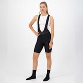 Rogelli Core Dames Korte Fietsbroek - Bretels - Zeem - Zwart