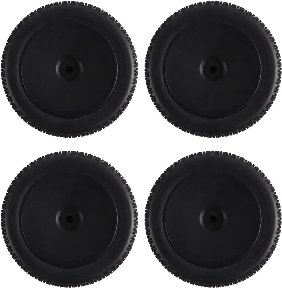 Set van 4 rubberen banden en velgen voor Buggy en Truck accessoires - Geschikt voor 144001 modellen