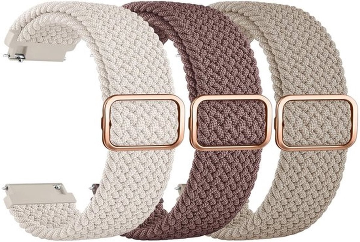 - Nylon vervangarmband - Verstelbaar - Geschikt voor Bip U Pro - Duurzaam en stijlvol - Voor mannen en vrouwen