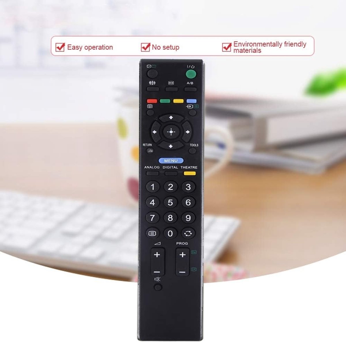 Universele Afstandsbediening voor Smart TV - Vervangende Afstandsbediening voor RM-ED011 en RM-ED017, Compatibel met Diverse TV Merken