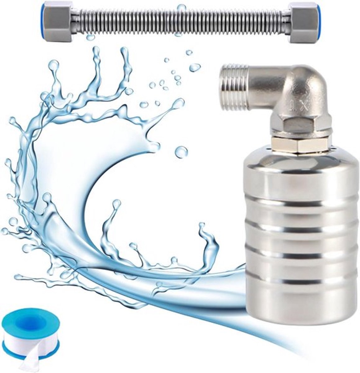 Automatisch Waterniveauregelventiel van Roestvrij Staal voor Watertanks en Zwembaden