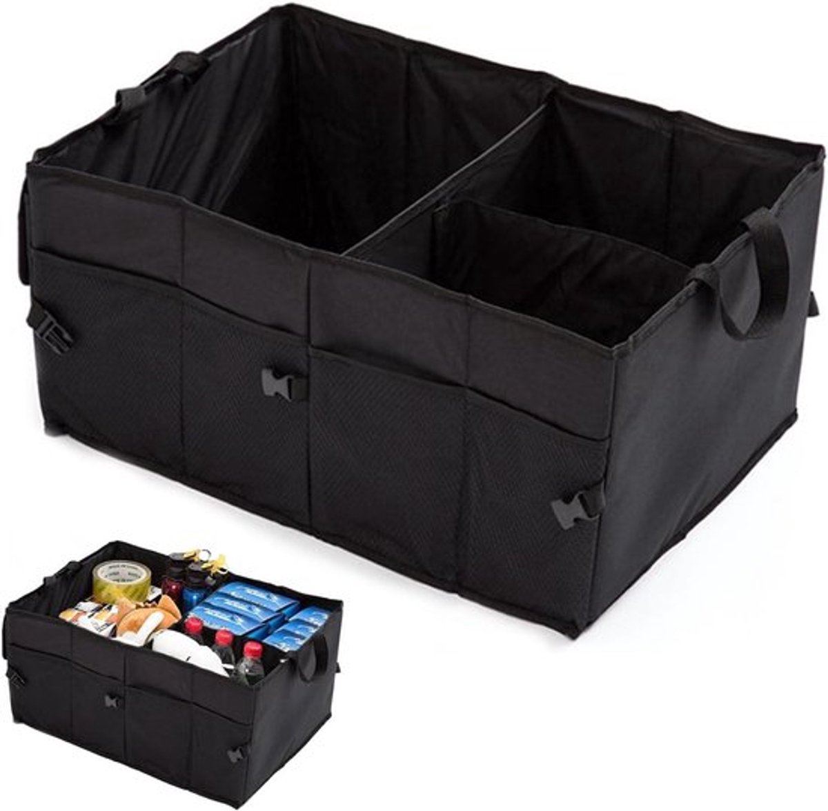 Inovra Plus - Auto-achterbank-organizer inklapbaar voor kinderen met netafdekking