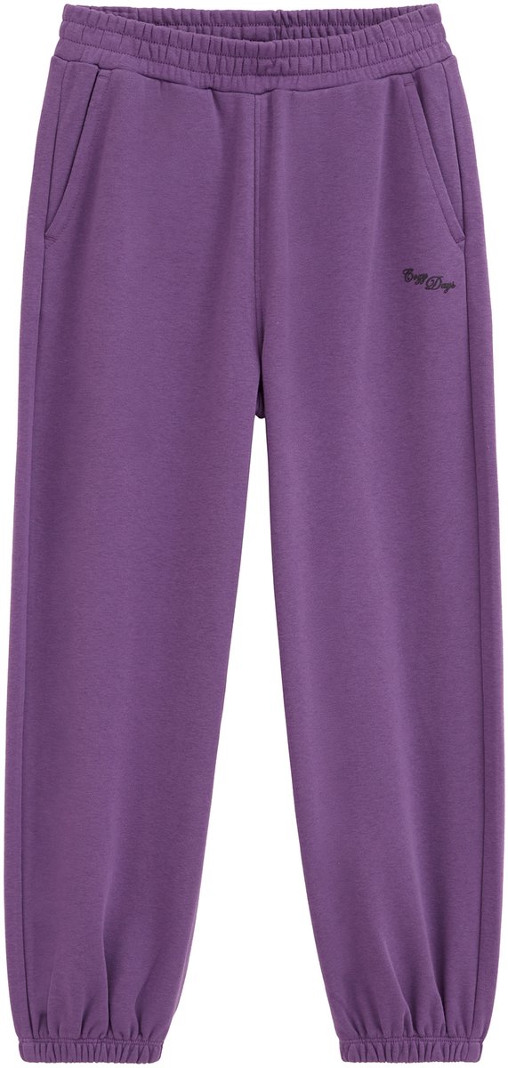 WE Fashion Meisjes wide leg joggingbroek met print