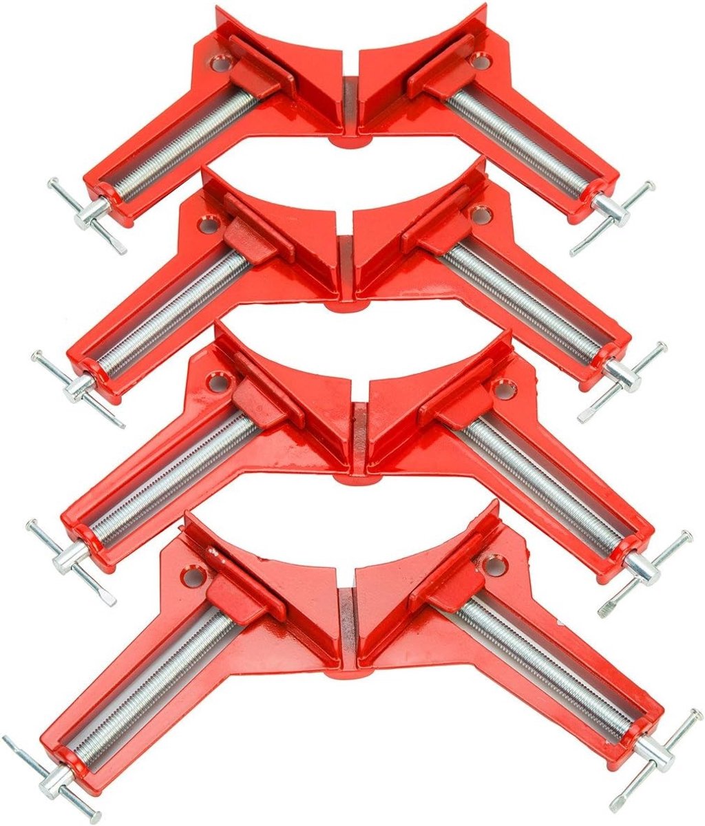 Hoekklem houtbewerking - Zilver - 75 mm - Aluminiumlegering met Stalen Schroeven - Voor Houtbewerking en Knutselen