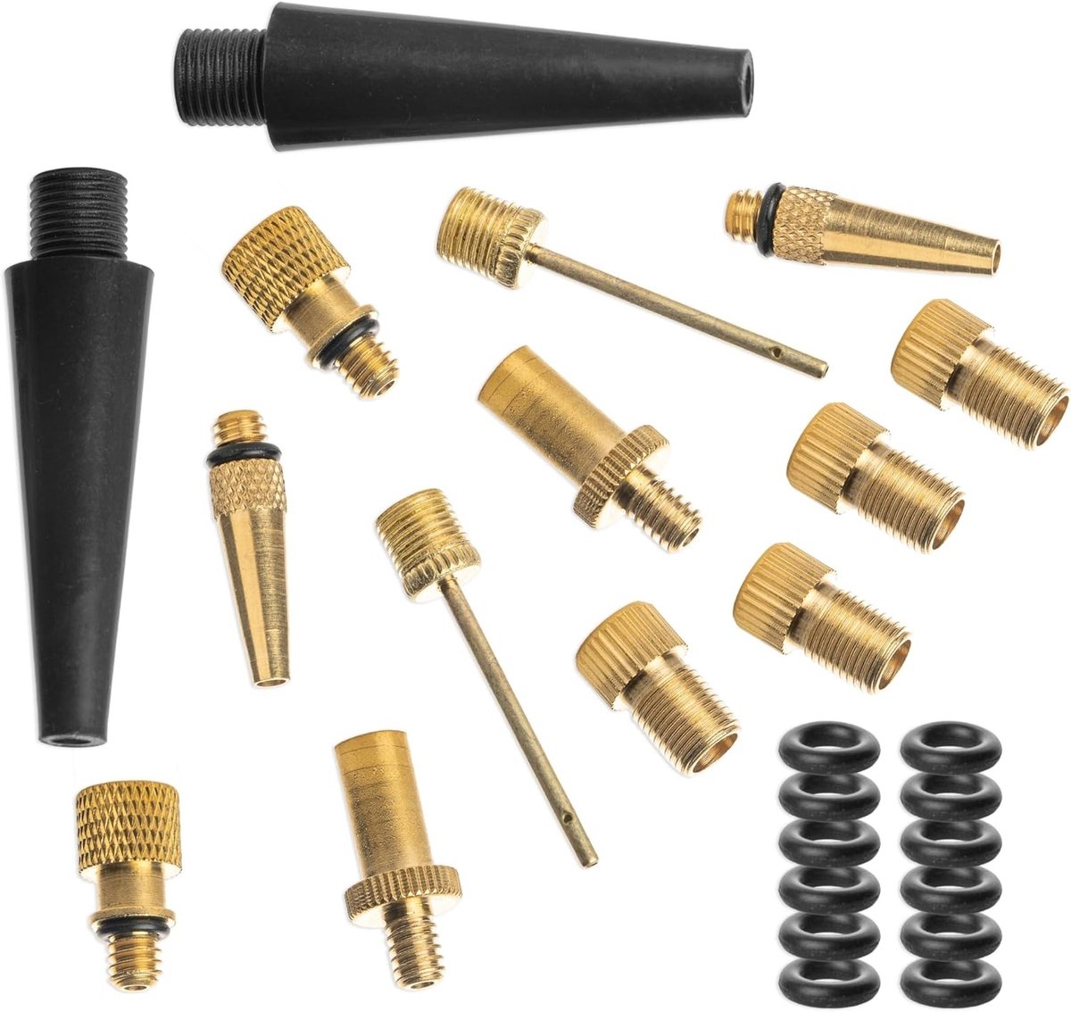 Luchtpomp Ventieladapter Set - Universele Set - 26 x - Adapter voor Fiets en Speelballen - Voor Thuis en Op Reis
