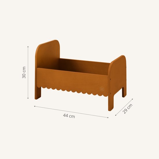 Petite Amélie Poppenbedje «Noyer» — afbeelding 4