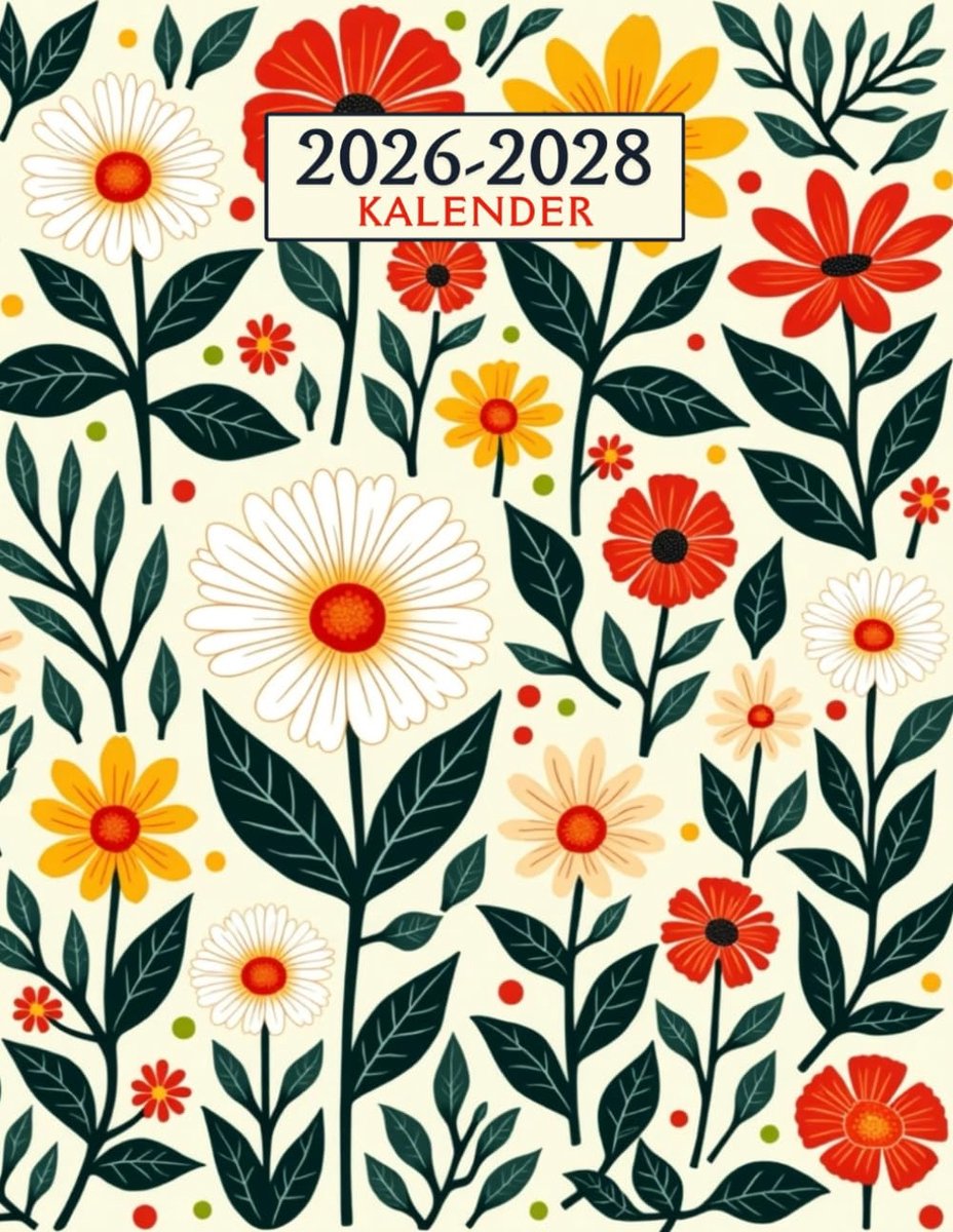 Kalender 2026-2028: 3-jarige maandplanner met ruimte voor notities - ShopVlot