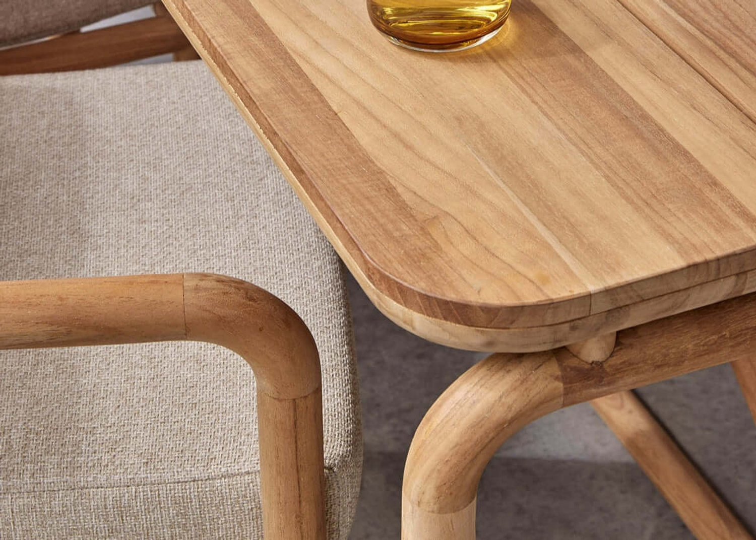 Apple Bee Dolce Tuinset 240 cm - 7-delig - Teak - BEE Wett