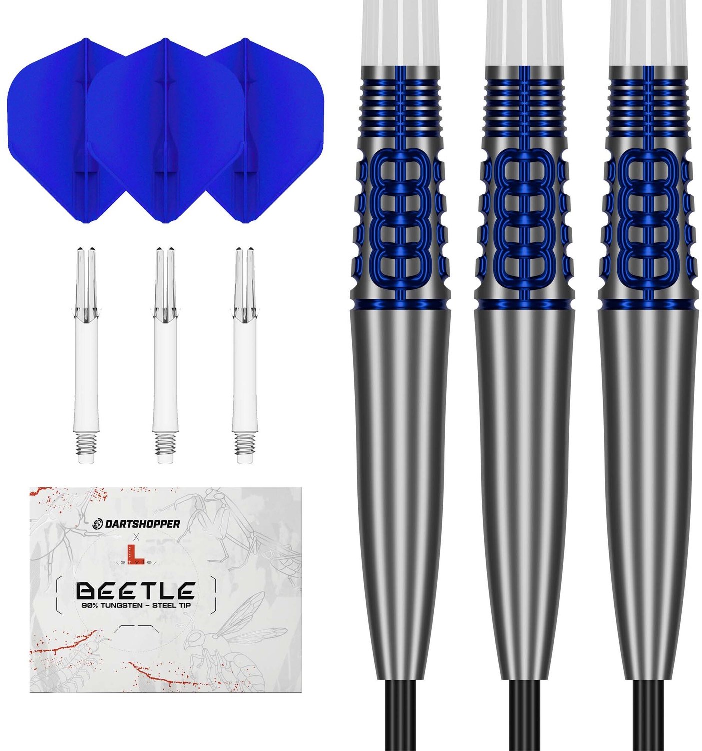 L-Style Beetle V2 90% Dartshopper Exclusive - Dartpijlen