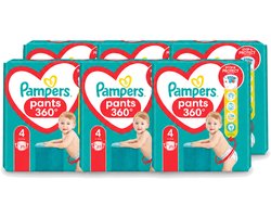 6 x Pampers – Luierbroekjes – Baby Dry Pants Maat 4 – 25 Luiers - Voordeelverpakking - 6 stuks