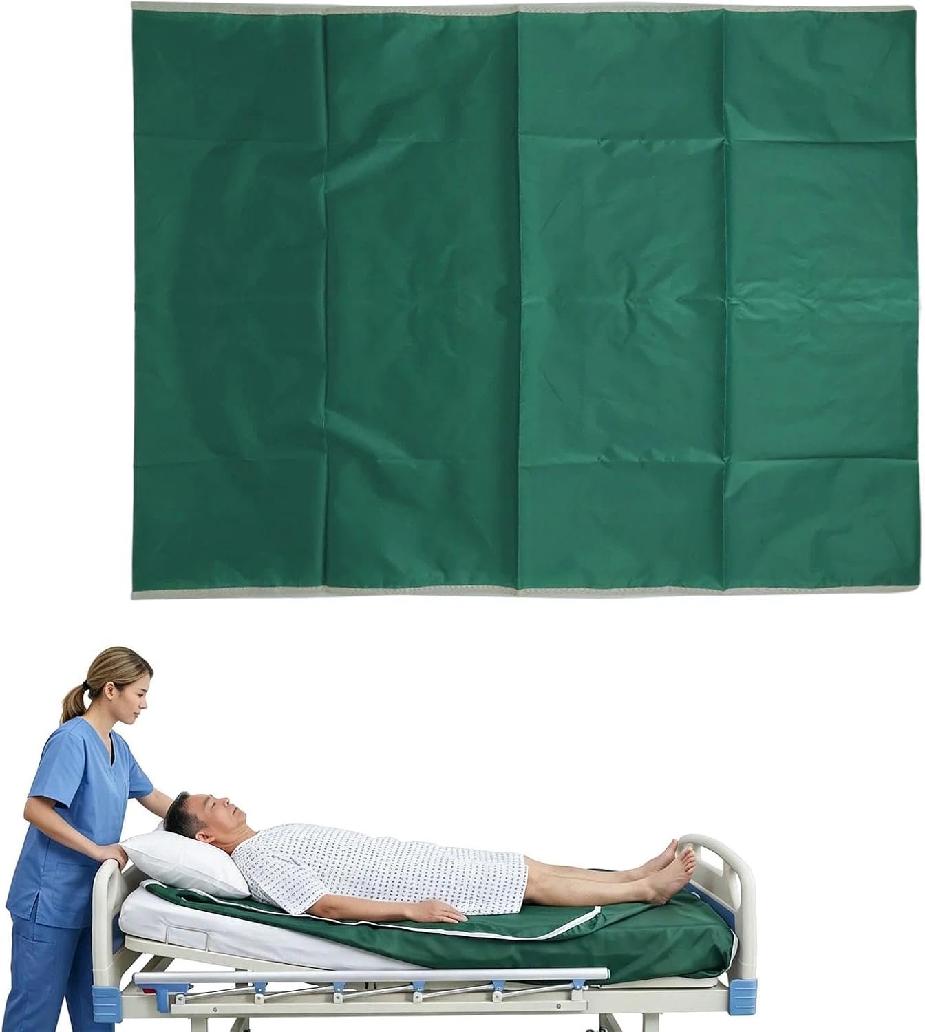 Glijdoek 95 x 75 cm - Lichtgewicht materiaal - Voor bedliggende patiënten - Eenvoudig verplaatsen - ShopVlot