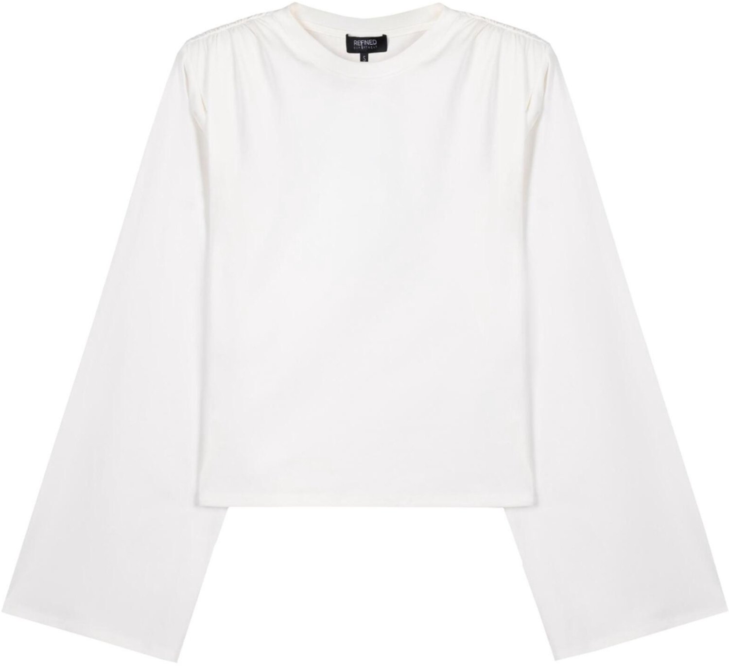 Refined Department T-shirt Amy Body R2610810299 001 White Dames Maat - S