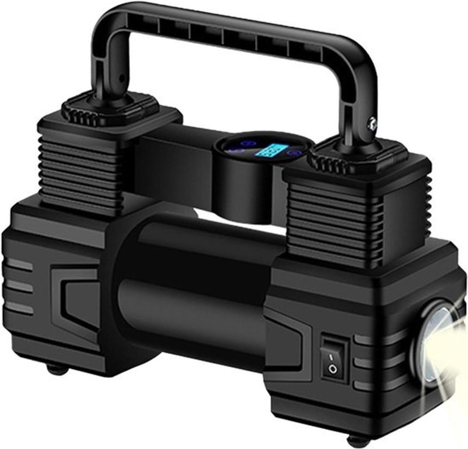 Elektrische bandenpomp - Luchtpomp voor auto - Banden oppompen - Slimme spanningscontrole - 12V - Uniek
