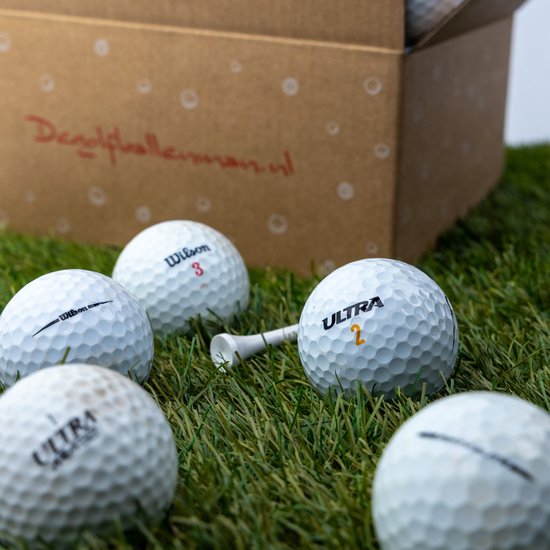 Wilson Ultra - Lakeballs - 25 gebruikte golfballen - wit — afbeelding 2