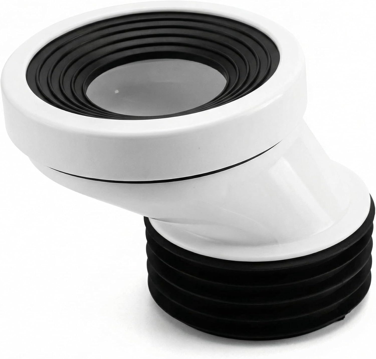 WC aansluiting buis 50 mm - kunststof wit - 5 cm offset - lekkagevrij - m-winkel