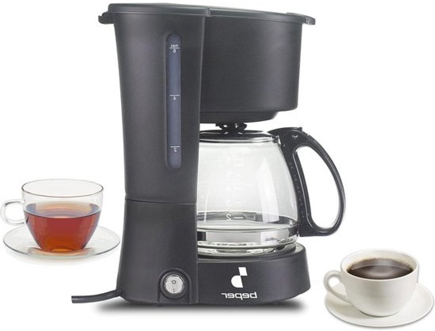 Americano-koffiezetapparaat - 600ml - ABS - zwart