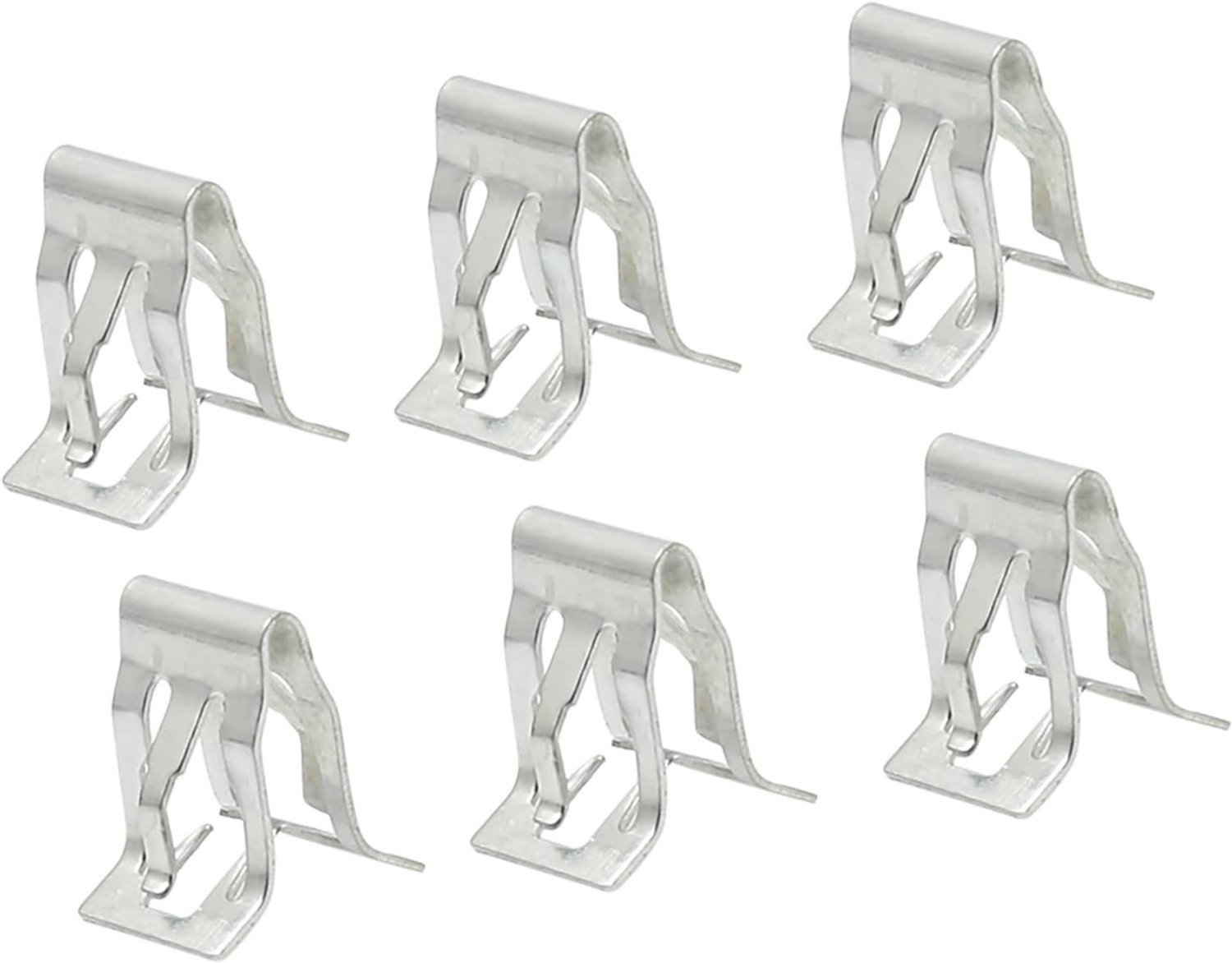 Auto dashboard slot 15 x 1.8 cm - metaal zilver - 6 sets - beveiliging voor voertuigen - m-winkel