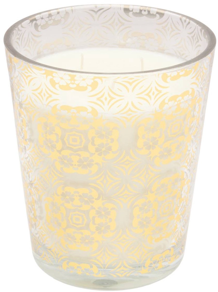 Bougie parfumée Ilan épice 820g dorée