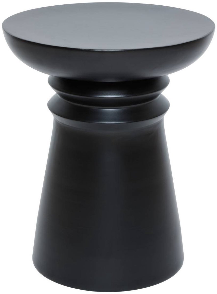 Table d'appoint Jaya ronde D.38cm noir