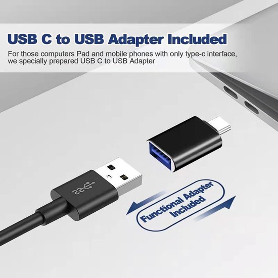 USB Luidspreker - Mini Soundbar - Muziek Luisteren - Geïntegreerd Ontwerp - 36 x 22 x 63 cm - Grijs — afbeelding 4