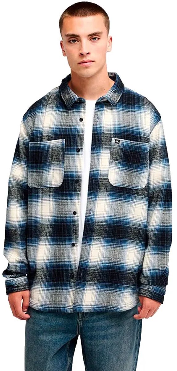 Quiksilver Glenbrook Overhemd Met Lange Mouwen S Man Denim