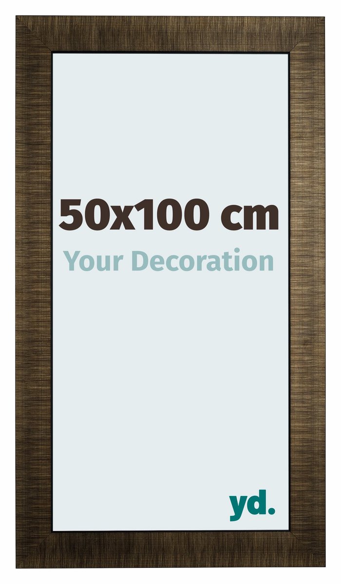 yd. Your Decoration - Fotolijst 50x75 cm - Hout - Champagne Geborsteld - Leeds