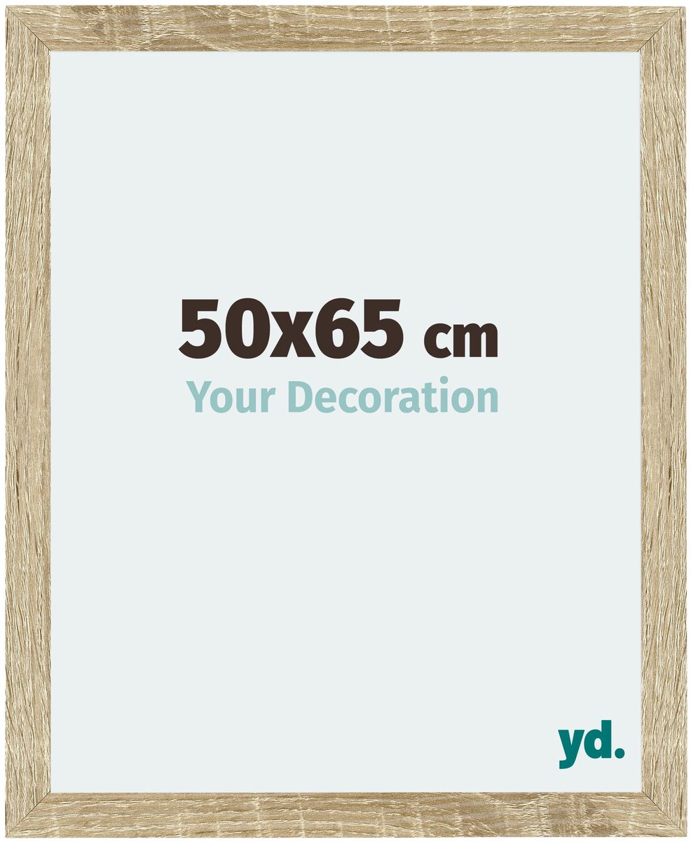 yd. Your Decoration - Fotolijst 50x65 cm - MDF - Sonoma Eiken - Mura