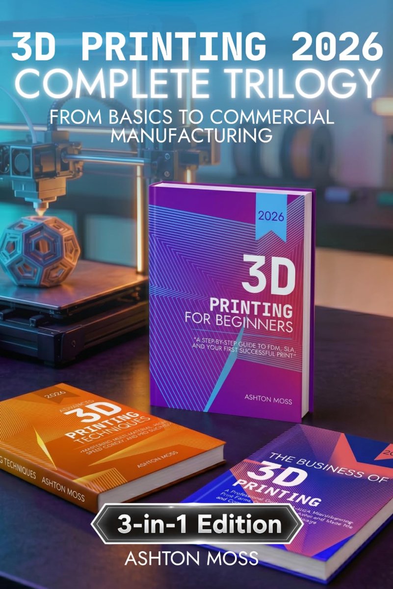 3D Printing book: Complete Trilogy from Basics to Commercial Manufacturing - ShopVlot