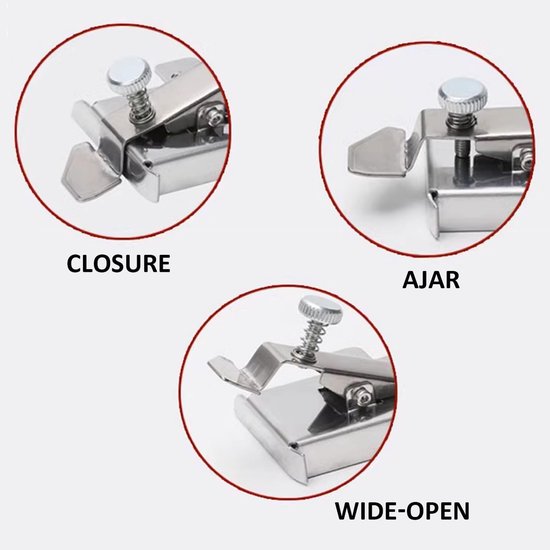 Dailygoods- Naaimachine Accessoires - Magnetische Naadgeleiding - IJzeren Spoelen - 2 Stuks - 78 x 40 x 35 mm - Roestvrij Staal - Naaigerei — afbeelding 2