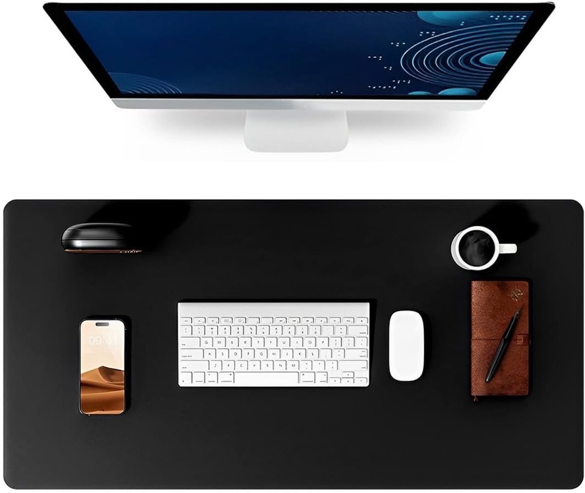 Grote Muismat 700 x 300 mm, Randloos Ontwerp, Verbeterde Snelheid en Precisie, Antislip, Zwart, Ideaal voor Gaming en Kantoorgebruik