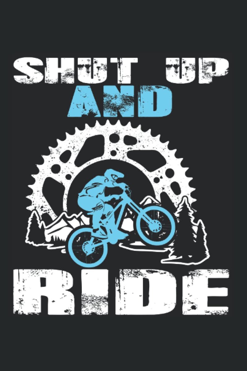Mountainbike MTB Downhill Bicycle Cycling Bike: 6x9 - Dotgrid - 120 Pages Notebook - ShopVlot