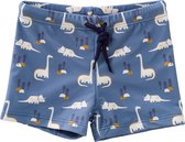 Fresk UV Zwembroek voor Jongens 122 - Sneldrogende Zwemkleding - UV-bescherming UPF 50 - Zwemshort Kinderen - Blauw - Dino