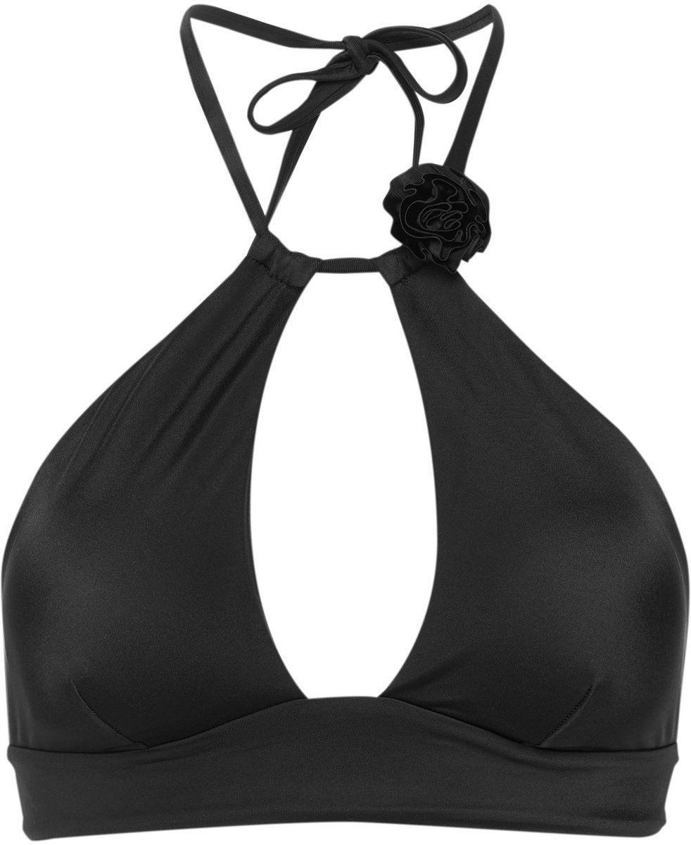 ESOTIQ Godlike - Zachte bikinitop - Zwart - Halter