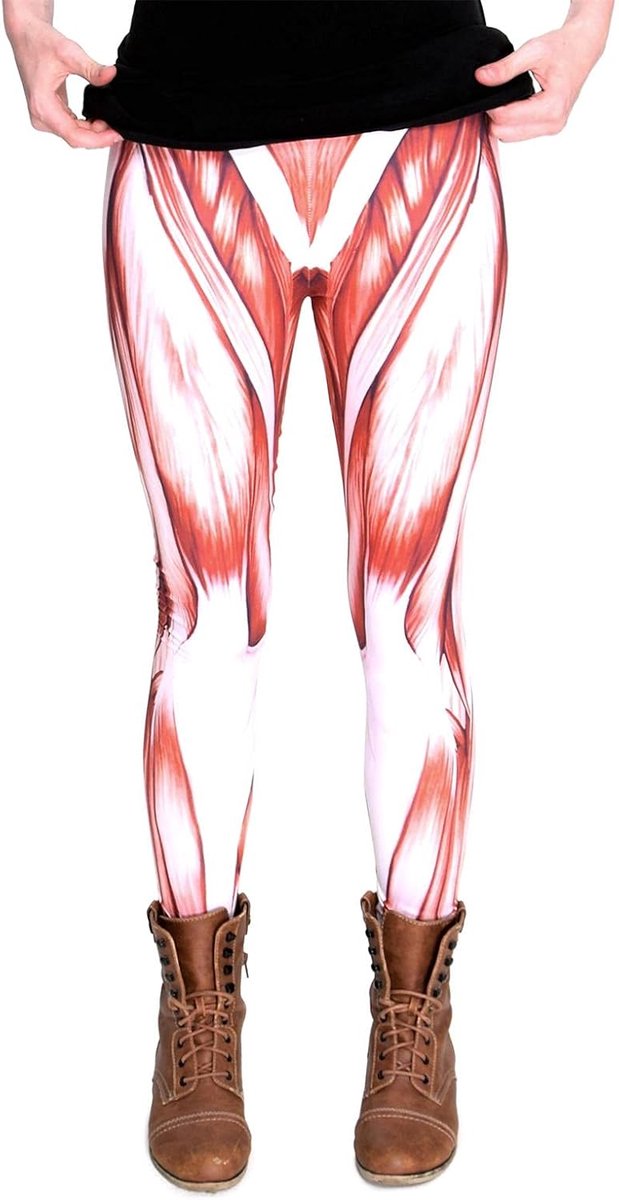 Cosey - bedrukte kleurrijke legging (one size fits all) - ontwerp Halloween