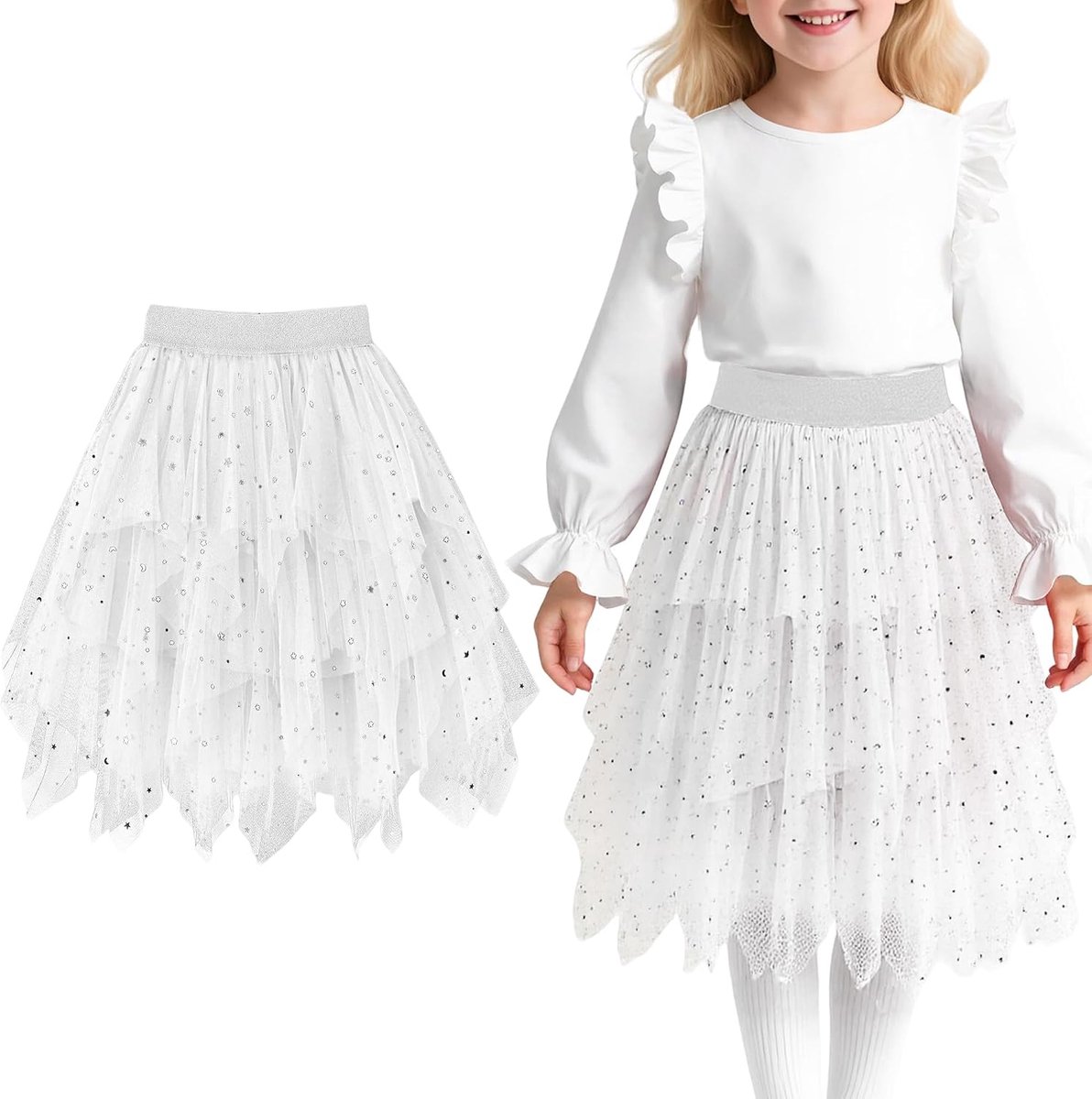 Meisjes tutu rok skorts voor dansfeest kostuum prinses 5-12 jaar