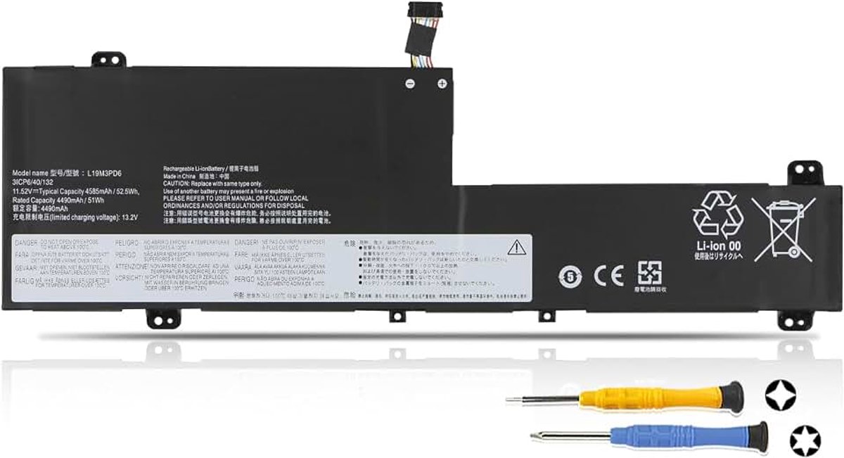 L19M3PD6 L19L3PD6 Batterij voor Lenovo IdeaPad Flex 5-14IIL05 5-14ARE05 5-14ALC05 5-15IIL05 5-15ALC05 5-15ITL05 81X1 81X2 81X3 82HU 82HT L19C3PD6 L19D3PD6 81X3002VUK 81X30030GE 81X30031GE