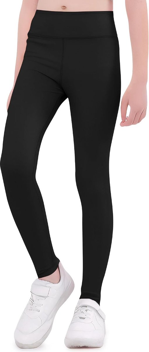 Leggings Meisjes Kids High Waisted Yoga Broek Katoen Sport Leggings Stretch Lengte Broek Multicolour Gym Broek Casual Jogging Sport Broek Lente Herfst Activewear voor Tieners Maat 110-152
