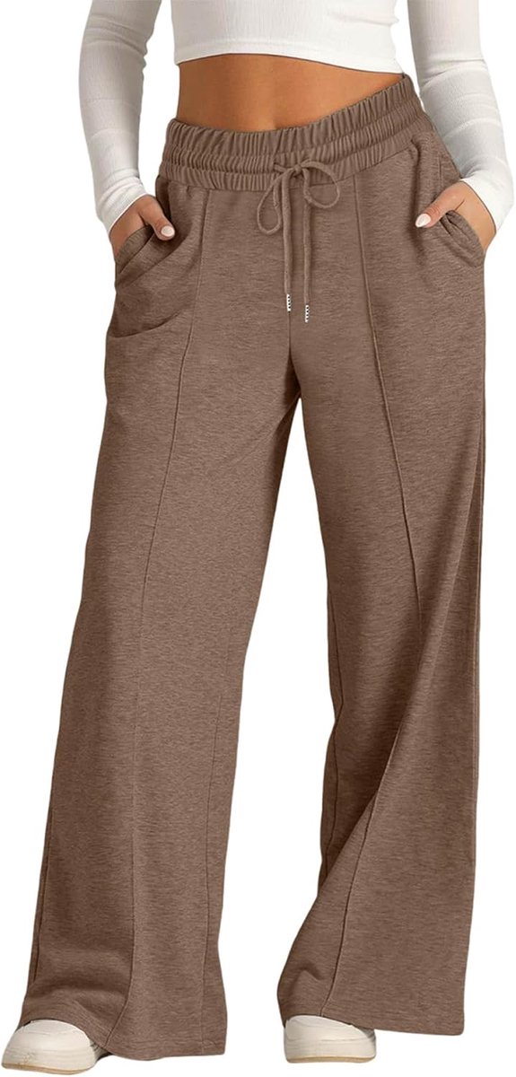 Broeken Baggy - Outdoor Lounge Sweatpants met Losse Tunnelkoord en Zakken