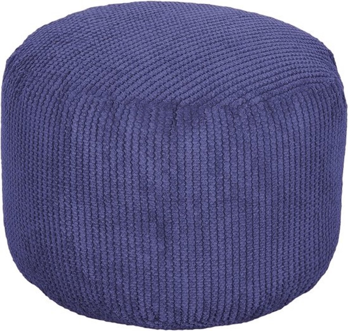 Ronde Poef Voetenbank Paars | Ergonomische Zitzak Ondersteuning voor Woonkamer | Ultra Comfortabel en Duurzaam