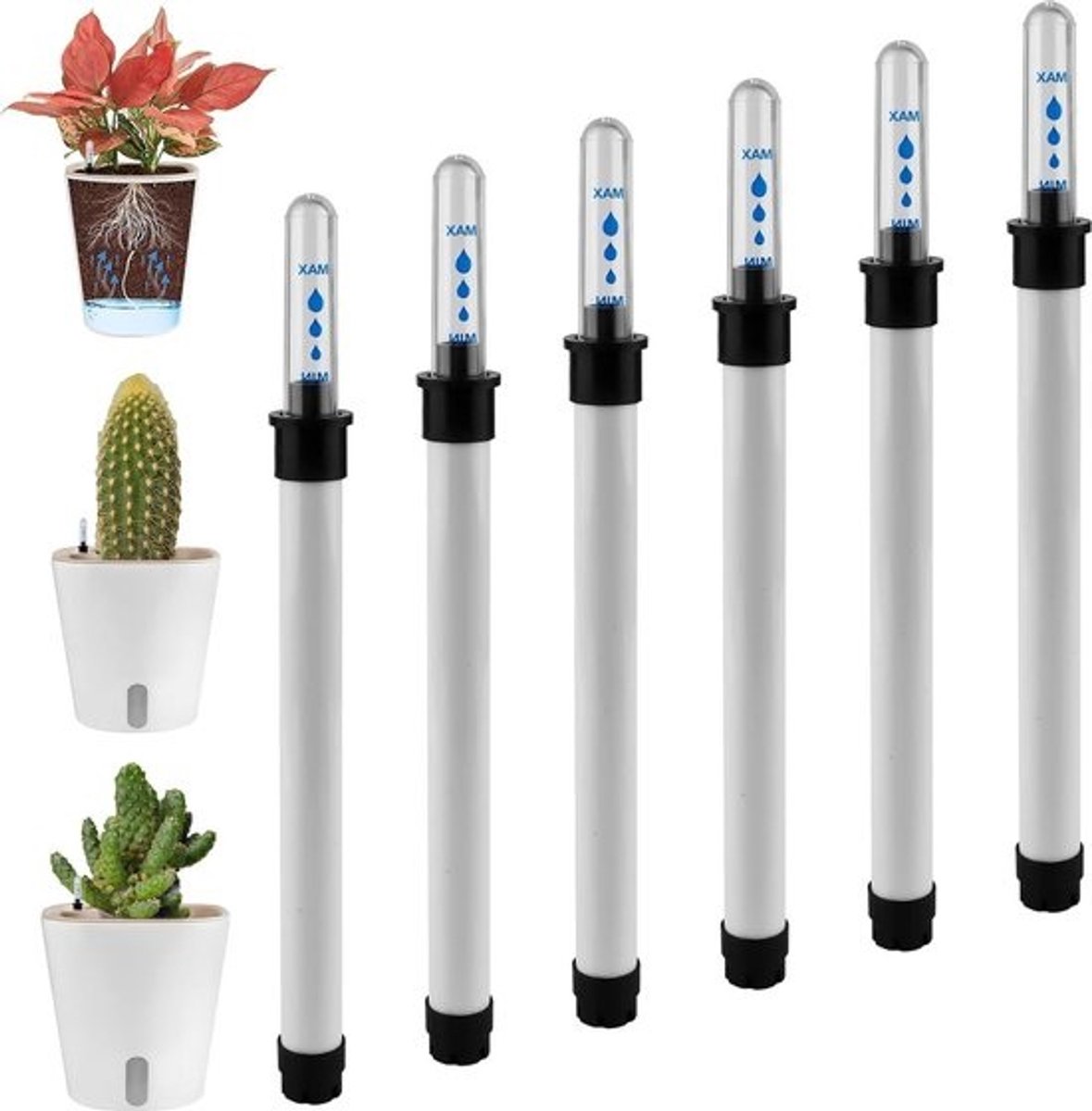 18cm waterniveau-indicator voor planten - gietindicator voor hydrocultuur - 6 stuks .
