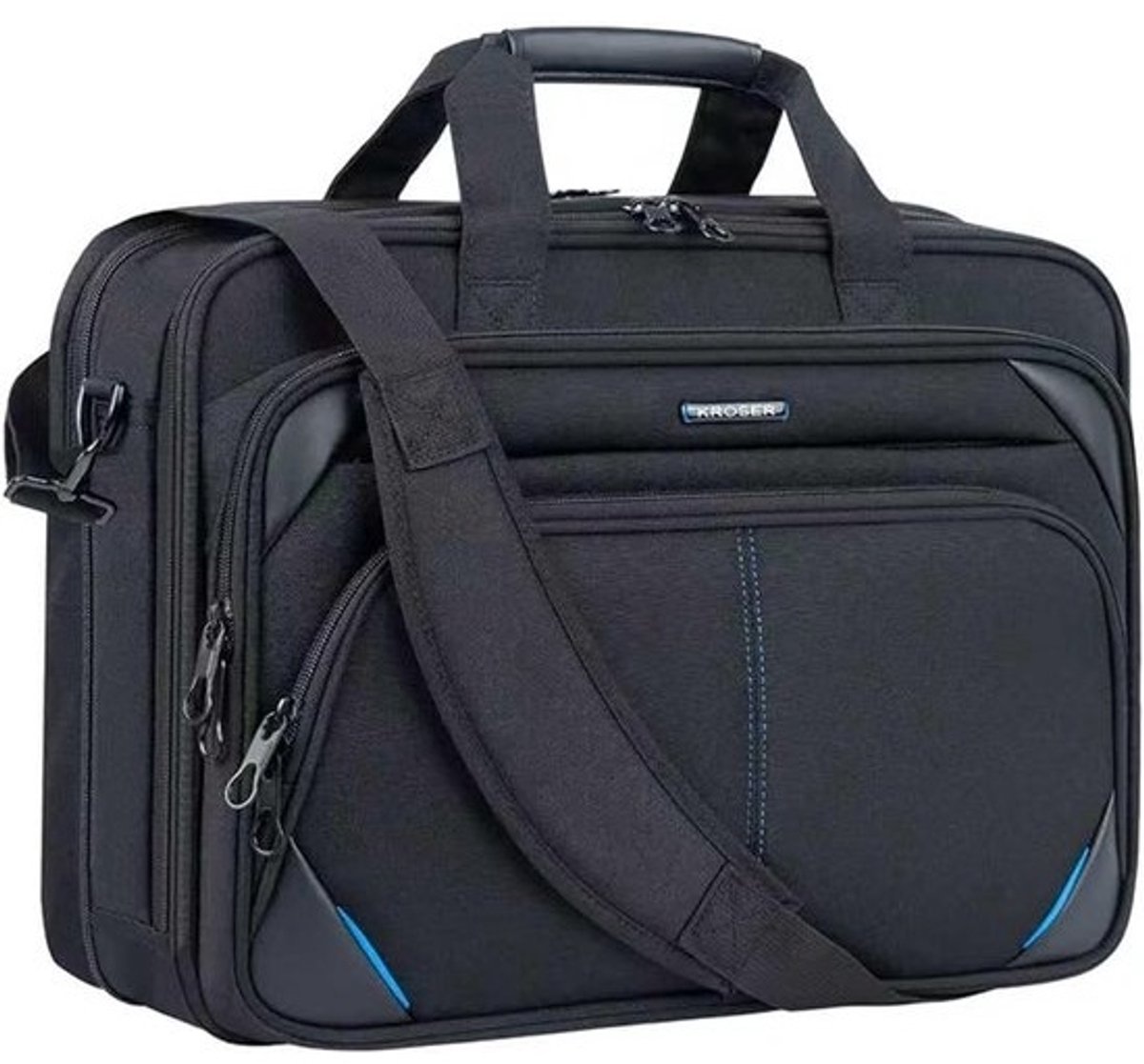 18 inch zakelijke laptoptas met RFID-bescherming en waterbestendig ontwerp