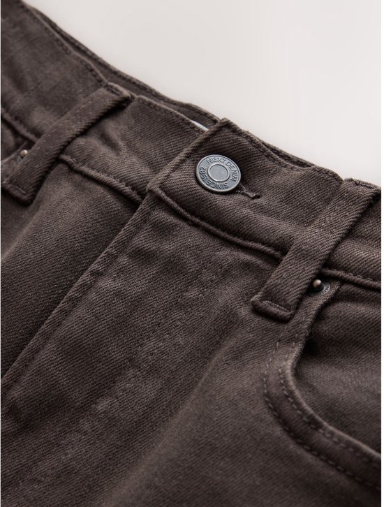Next - Dames - Nette stretchjeans met halfhoge taille - Bruin
