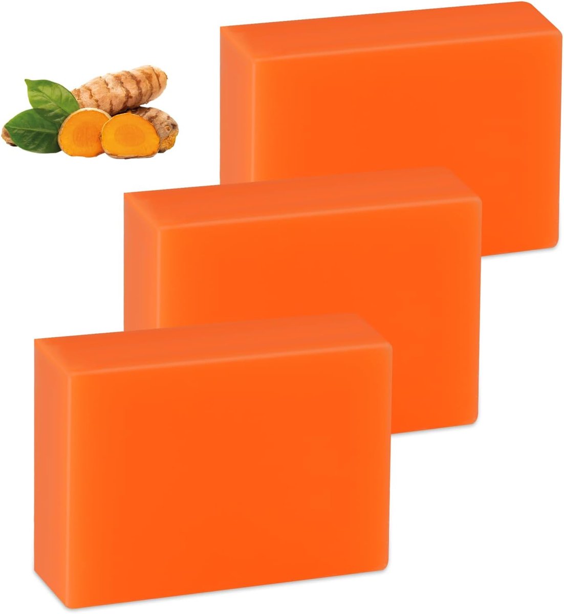 Pure Kojic Acid Huidverhelderende Zeep, 3 * 100g Zeep voor Huidbleking & Glowing, Gezicht en Lichaamszeep voor Huidbevochtiging, Verbetering van Ongelijke Huidtint, Zacht Genezende Acnes