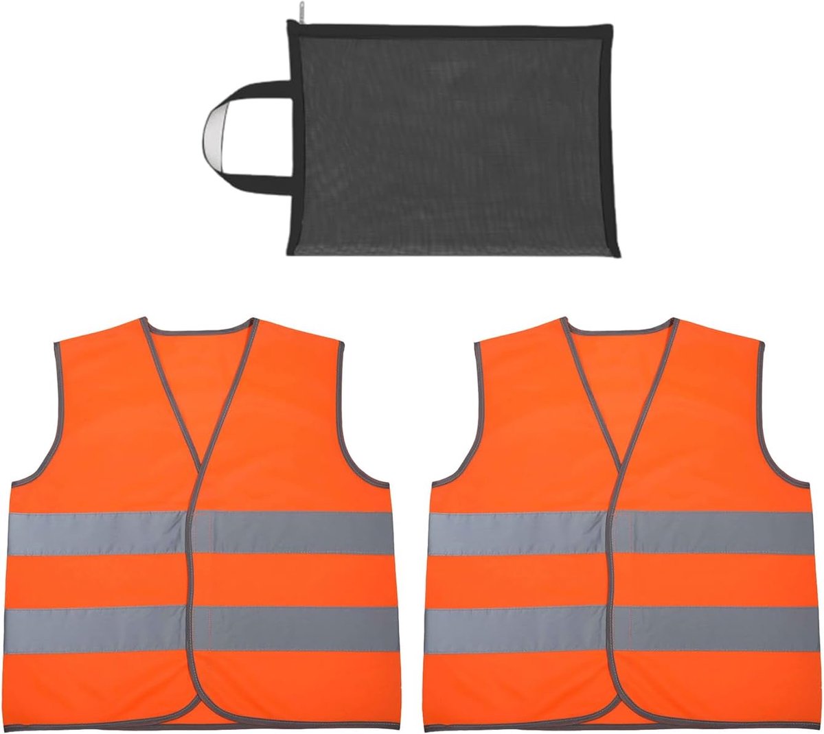 Vest voor 2 nachten en 1 opbergtas, kleding voor outdooractiviteiten voor kinderen, veiligheidsvesten.