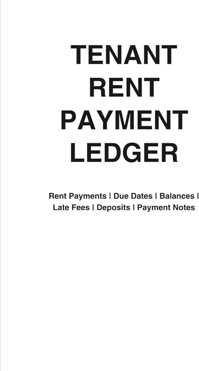 Payment Ledger: Rent payments, due dates, balances, late fees, deposits, payment notes