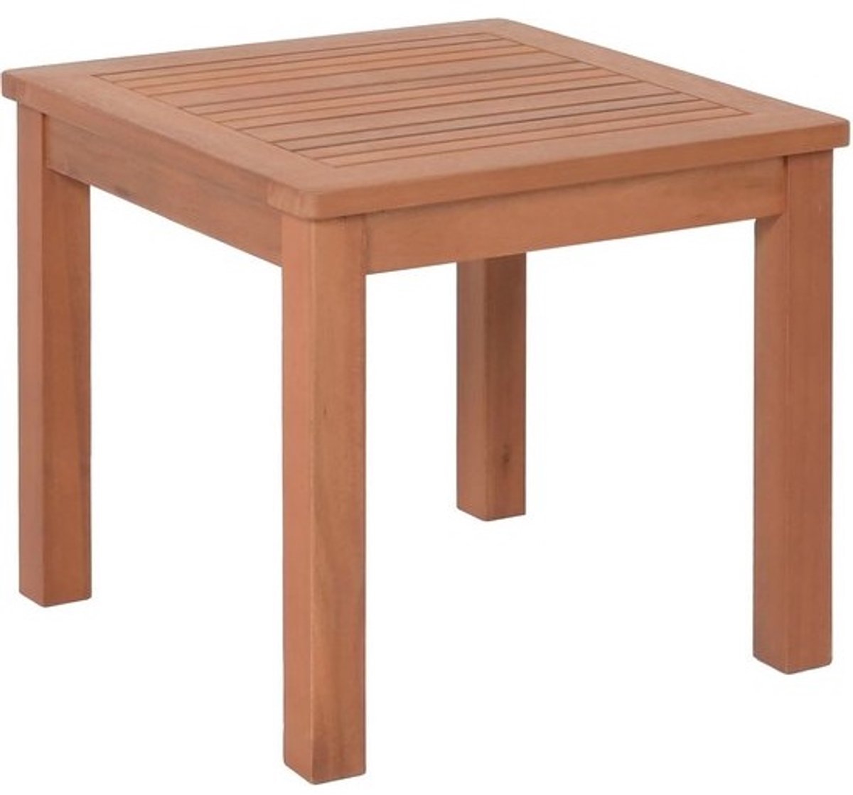 Houten Bijzettafel 44 x 44 cm - Massief FSC Eucalyptushout voor Tuin en Balkon