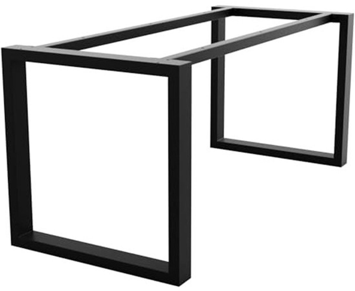 Zware Stalen Tafelpoten voor Moderne Tafels - Trapezium Tafel Frame met Schroeven en Vloerbeschermers